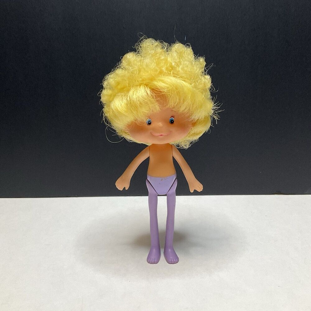 1980's Rare Herself The Elf Strawberry Shortcake 5" Doll No Clothes